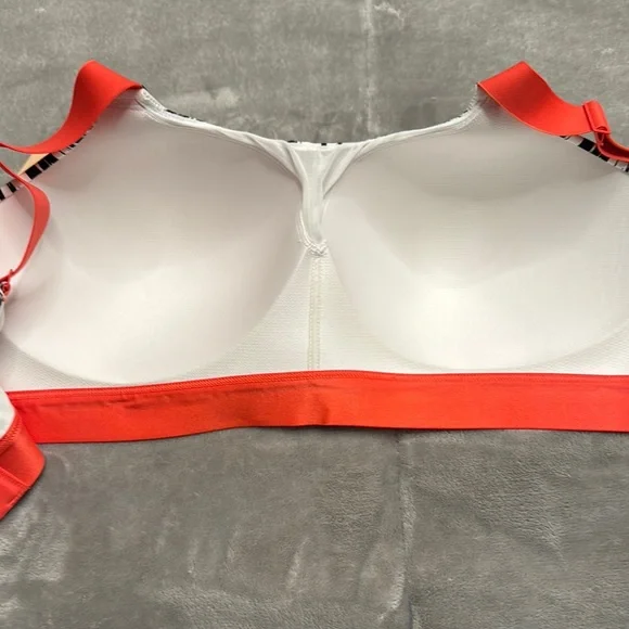 ThirdLove Black and White Bra with orange Accents - Picture 5 of 8
